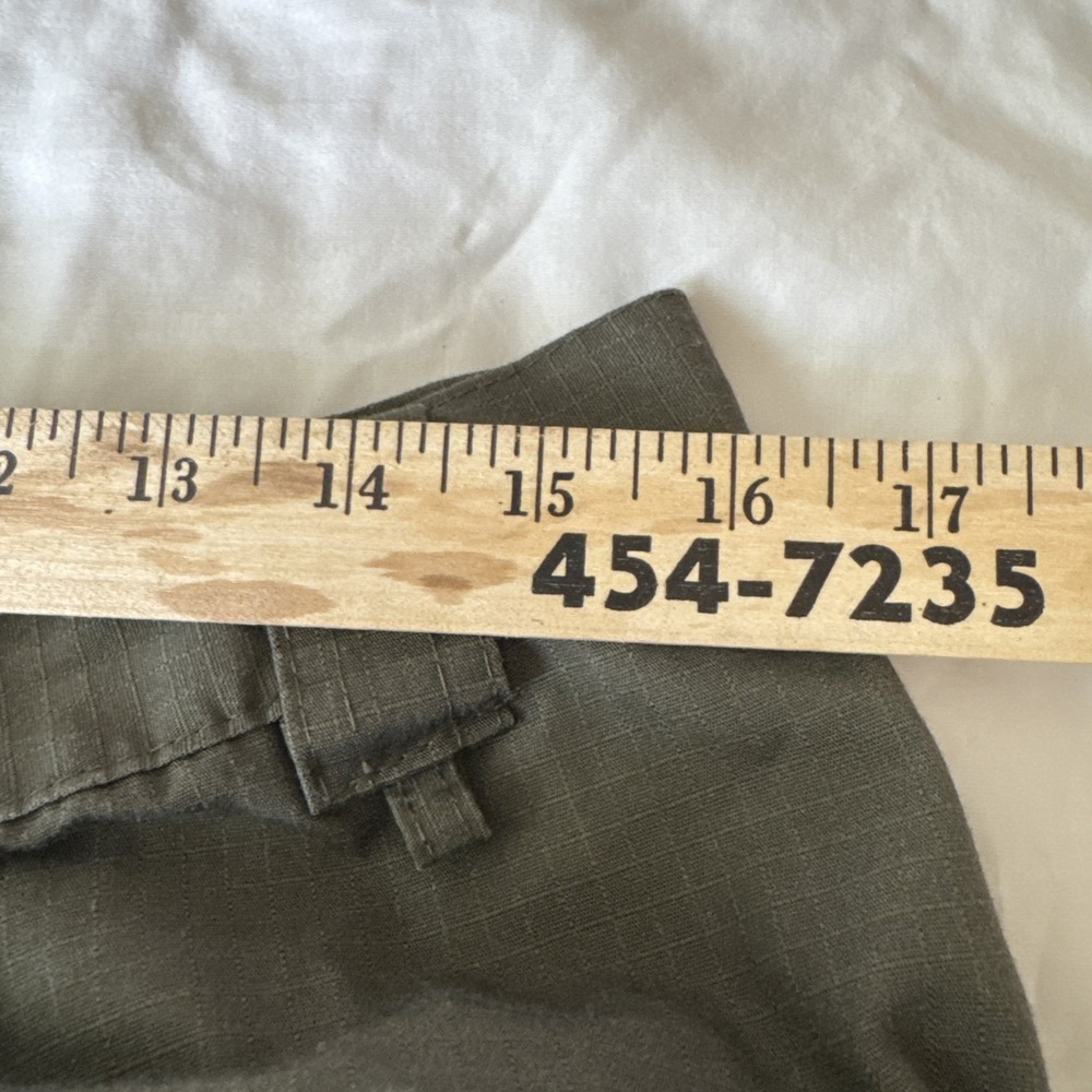 Tactical Olive Green Shorts Size Large Men's Cargo Pockets Military - Picture 5 of 7